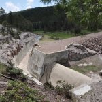 La presa es la que abastece a la comunidad de la Rosilla pero debido a las fuertes sequías, no funciona como debería.