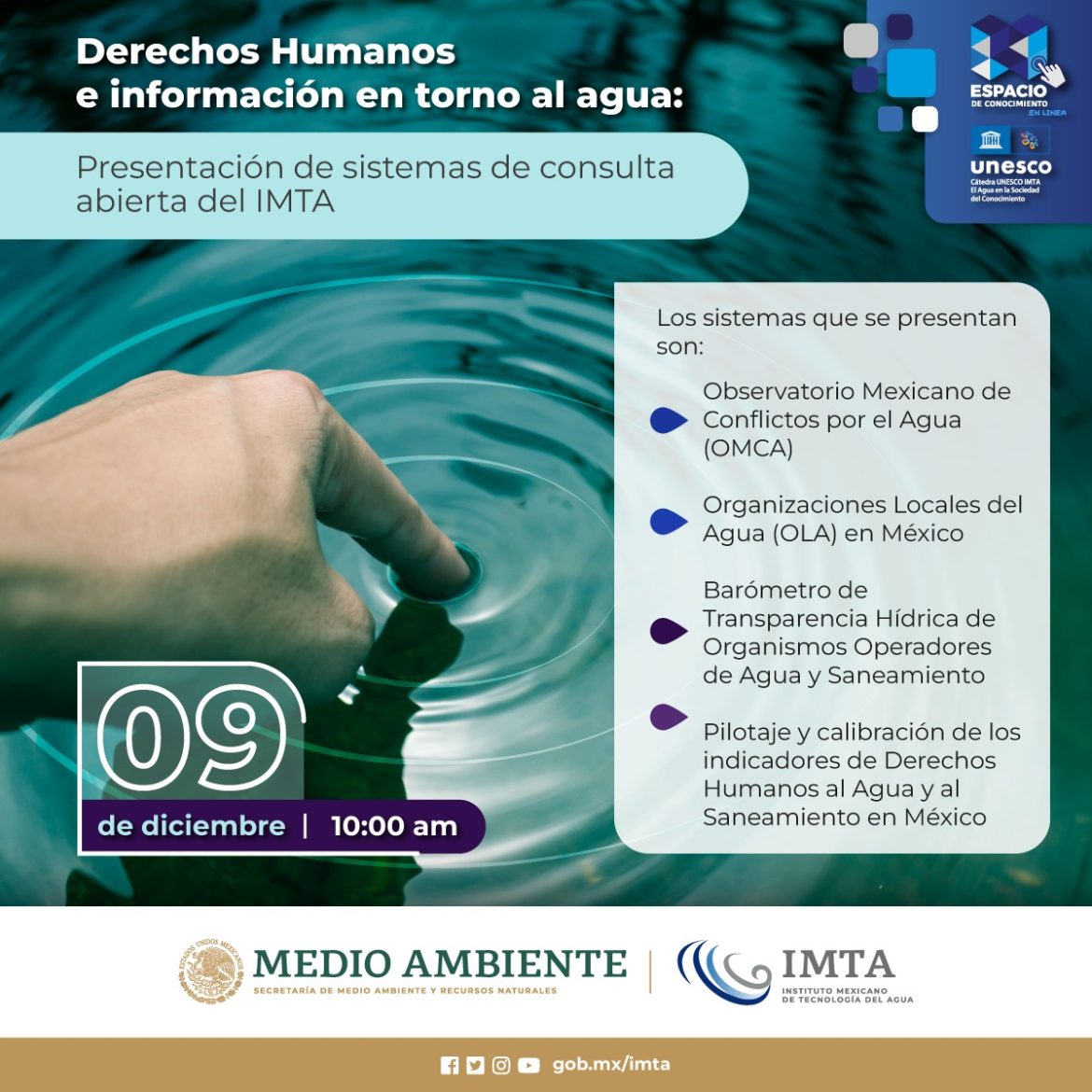 Imagen ilustrativa de Derechos Humanos e Información en torno al agua