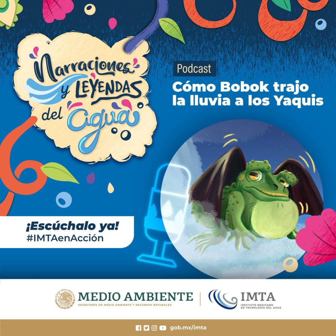 Cómo el sapo Bobok trajo la lluvia-Leyenda del Pueblo Yaqui