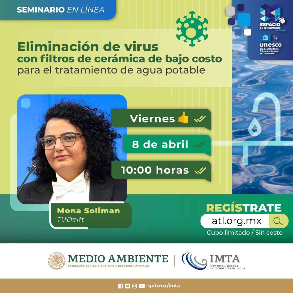 Mejora de la remoción de virus en filtros de ollas de cerámica de bajo costo