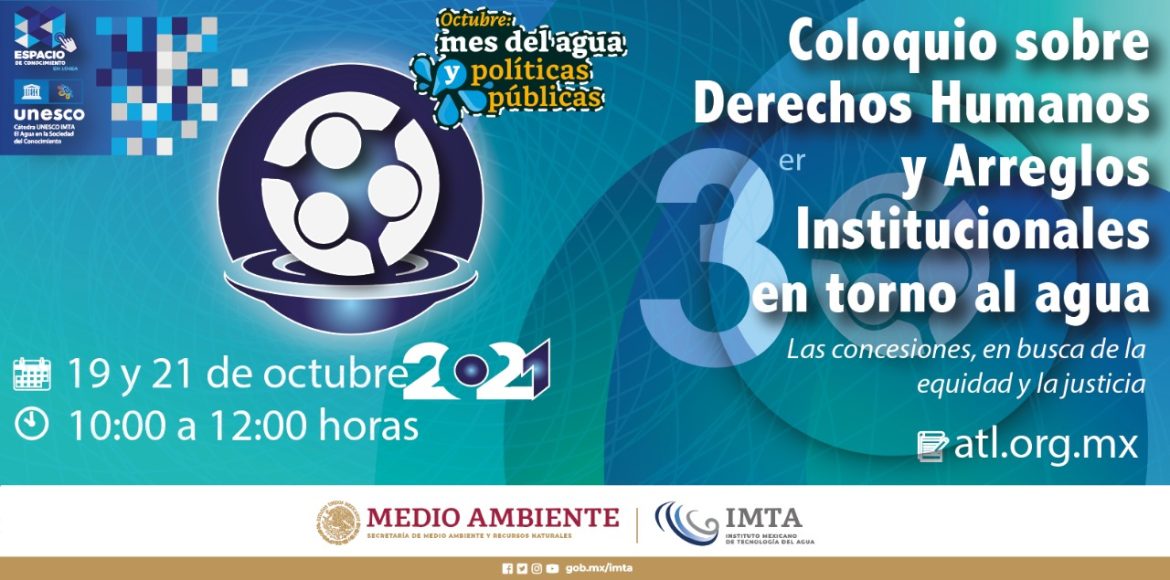 Coloquio sobre Derechos Humanos y Arreglos Institucionales en torno al agua Imagen ilustrativa del Coloquio sobre Derechos Humanos y Arreglos Institucionales en torno al agua