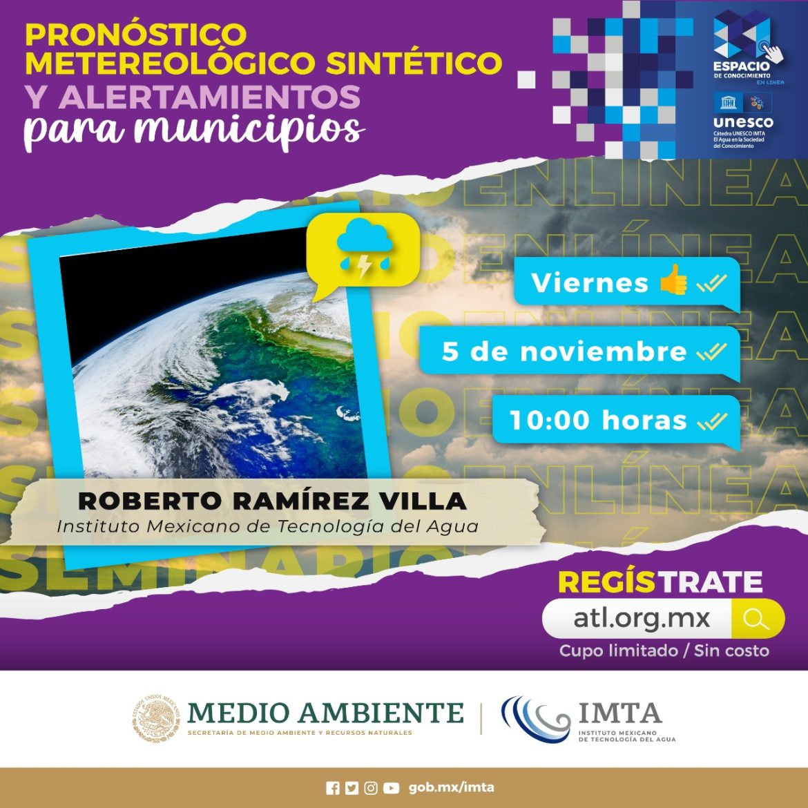 Imagen ilustrativa del Pronóstico meteorológico sintético y alertamientos para municipios