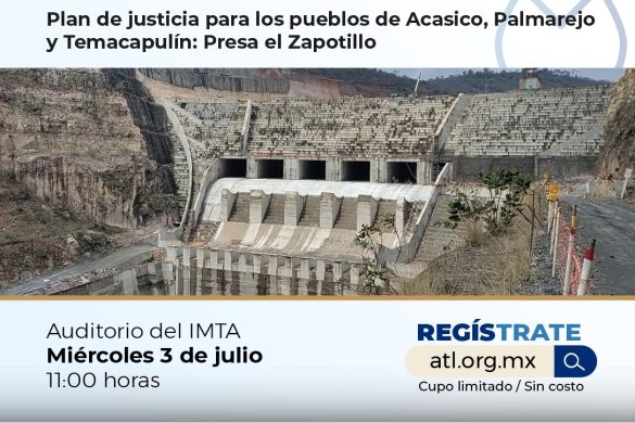 Imagen ilustrativa del Plan de justicia para los pueblos de Acasico, Palmarejo y Temacapulín: Presa el Zapotillo