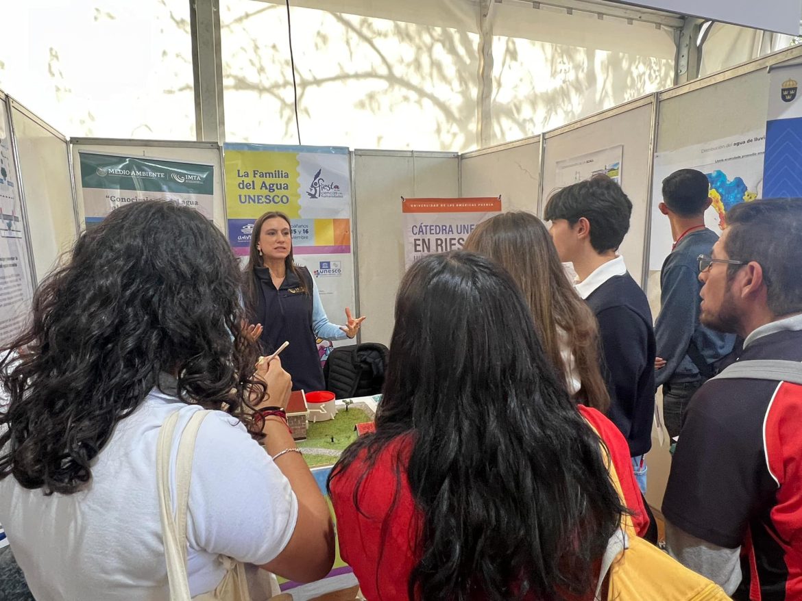 Cátedra UNESCO-IMTA presente en la Fiesta de las ciencias y las humanidades