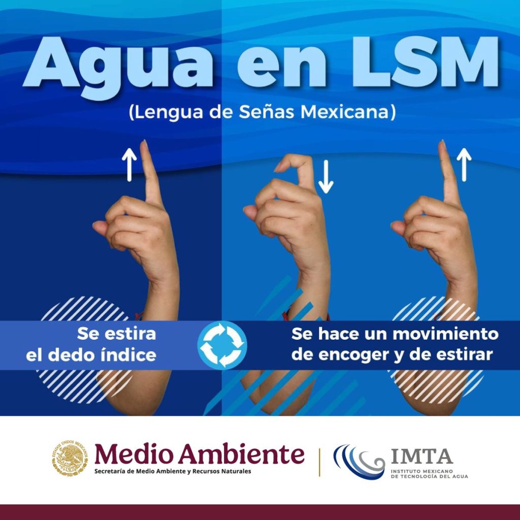 Agua en Lenguaje de Señas
