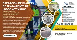 Operación de plantas de tratamiento de lodos activados.