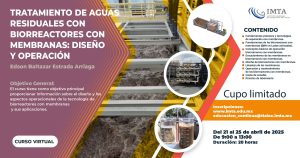 Tratamiento de aguas residuales con bioreactores con membranas. Diseño y operación.