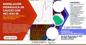 Modelación hidráulica de cauces con HEC-RAS 1D.
